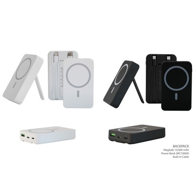 BACKPACK MagSafe 10,000 mAh Wireless Power Bank w/ Stand
