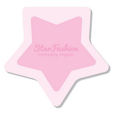 Die-Cut Sticky Note Pad | Non-Adhesive | Large | 5" x 5" or 4"x6"| 25 Sheets